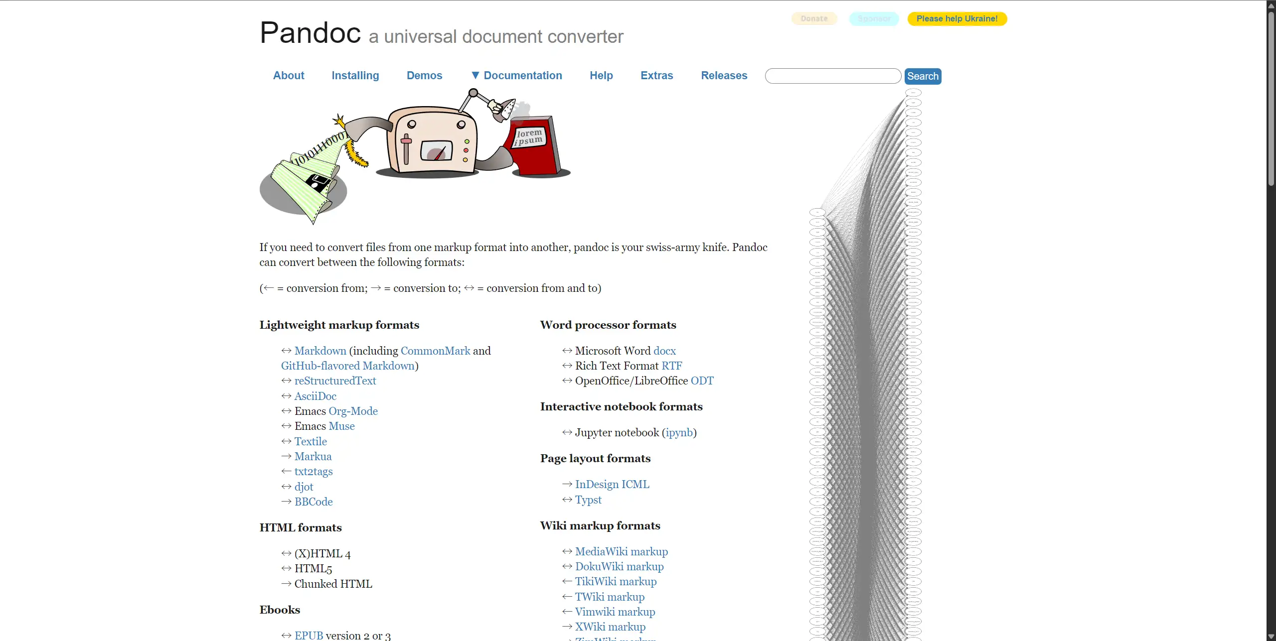 pandoc-website